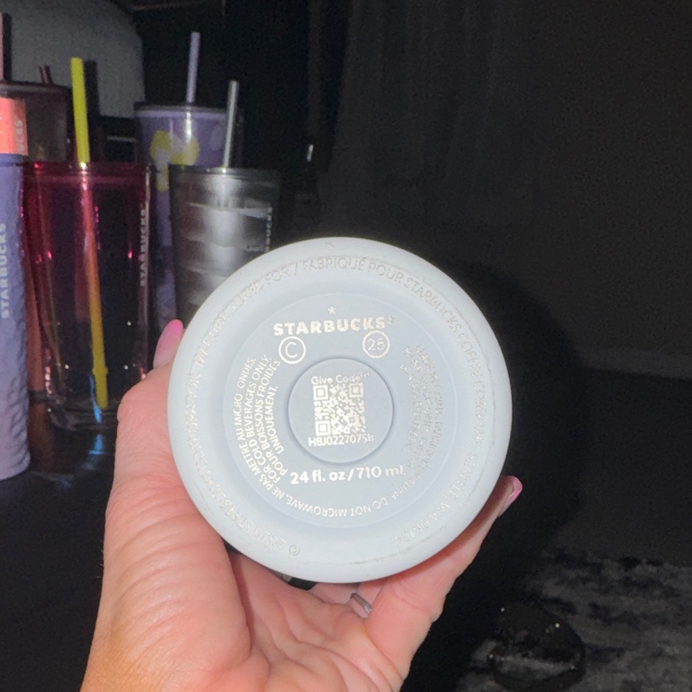 Starbucks + roller rabbit limited addition tumbler - Picture 3 of 3